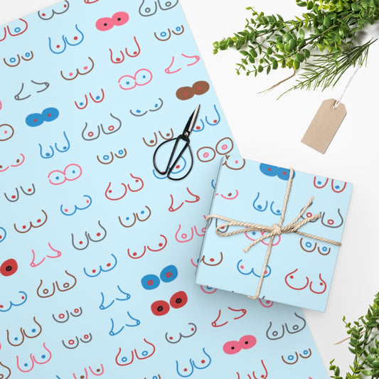 Tatas Wrapping Paper Blue
